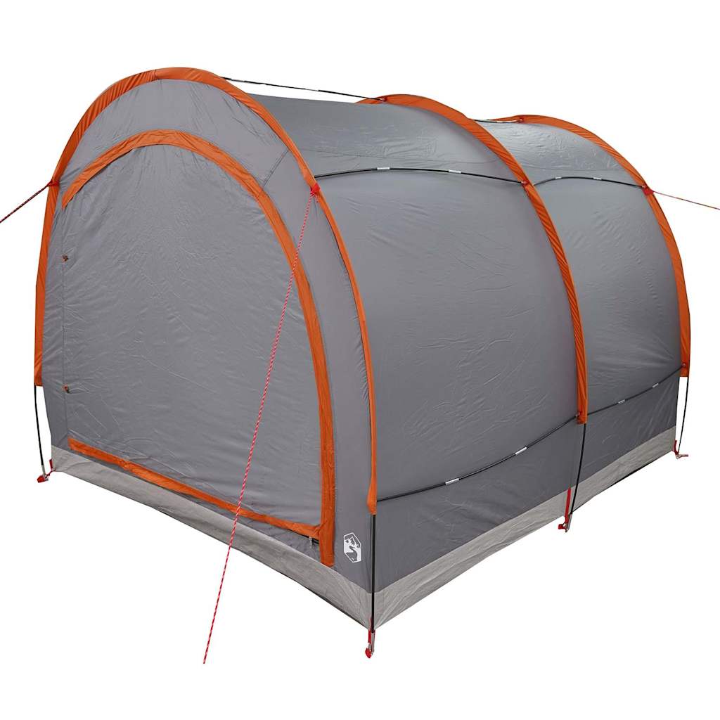 Bike Storage Tent Grey and Orange 256 x 222 x 182 cm Taffeta