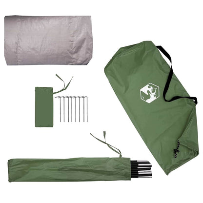 Bike Storage Tent with Roof Green 210 x 90 x 174 cm