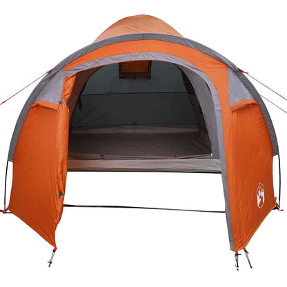 Dome Tent Dome with Roof Grey and Orange 384 x 254 x 170 cm