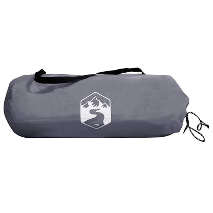 Tent with Roof with Storage Grey and Black 236 x 150 x 136 cm