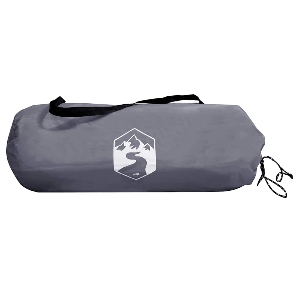 Water Resistant Tarp with Roof Grey and Orange 240 x 300 cm