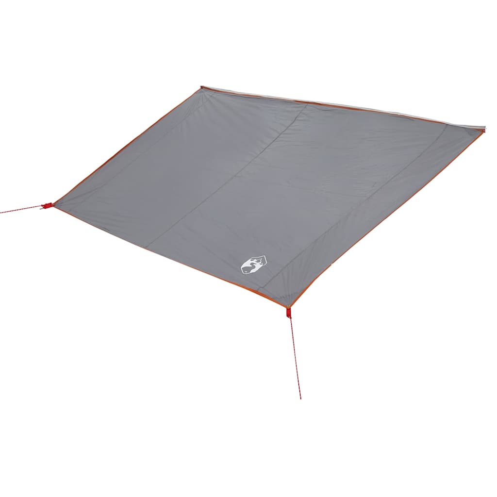 Water Resistant Tarp with Roof Grey and Orange 240 x 300 cm