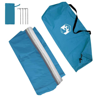 Water Resistant Tarp -Person 240 x 350 cm Waterproof Blue