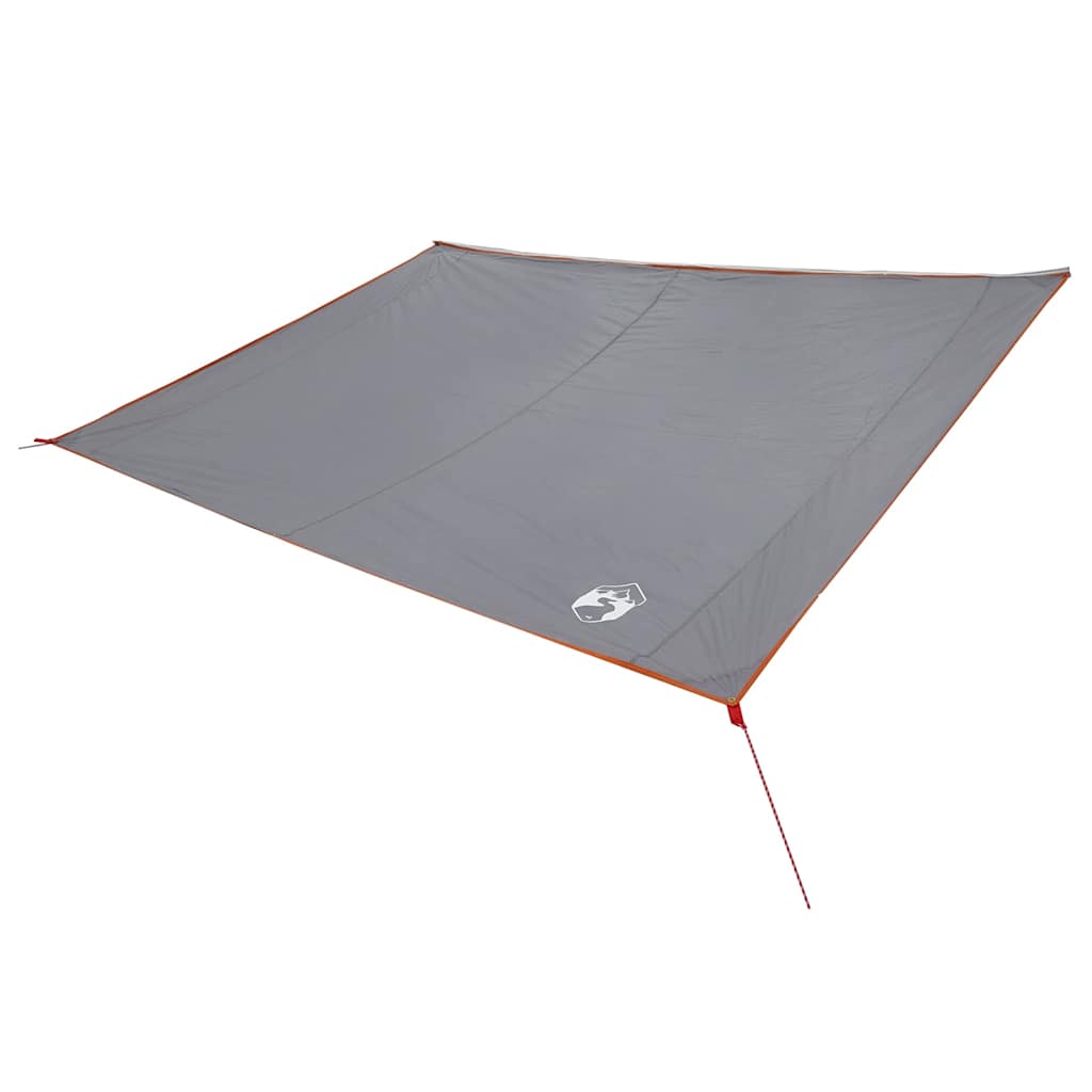 Water Resistant Tarp with Roof Grey and Orange 240 x 350 cm
