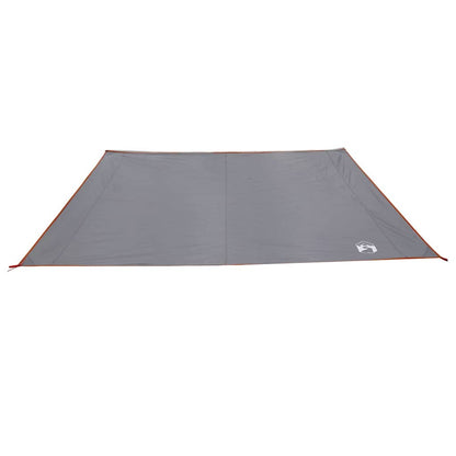 Water Resistant Tarp with Roof Grey and Orange 240 x 350 cm