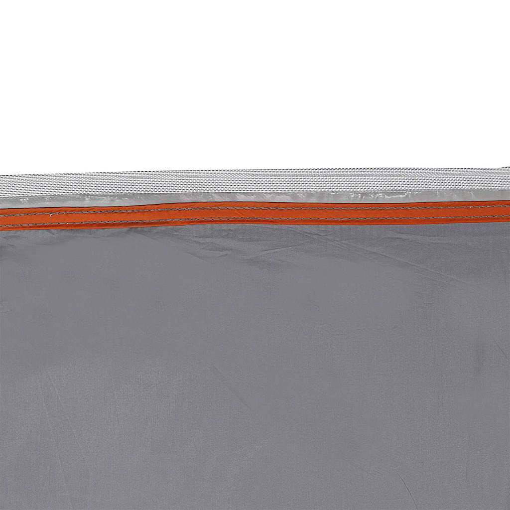 Water Resistant Tarp with Roof Grey and Orange 240 x 460 cm