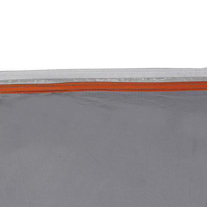 Water Resistant Tarp with Roof Grey and Orange 240 x 460 cm