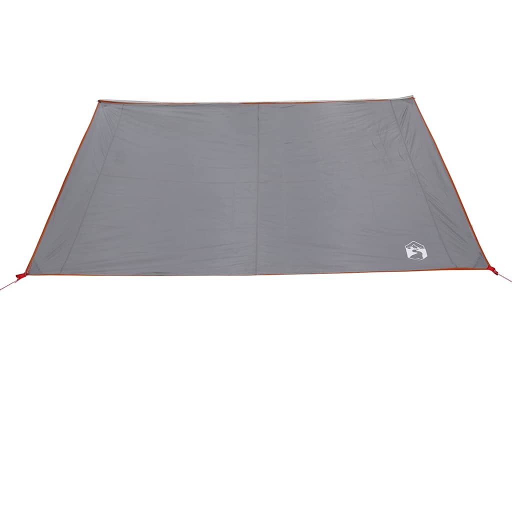 Water Resistant Tarp with Roof Grey and Orange 240 x 460 cm