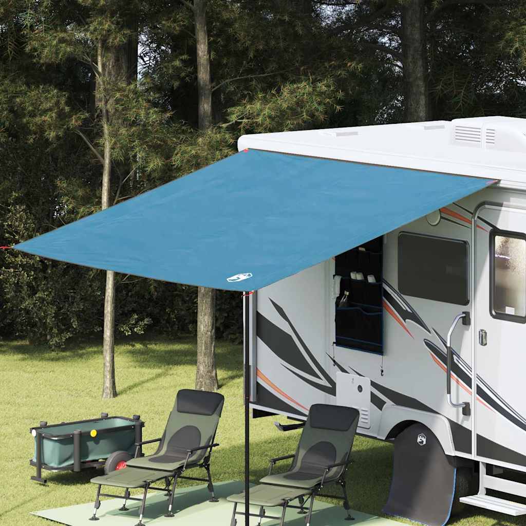 Caravan Awning -Person 240 x 300 cm Waterproof Blue Taffeta