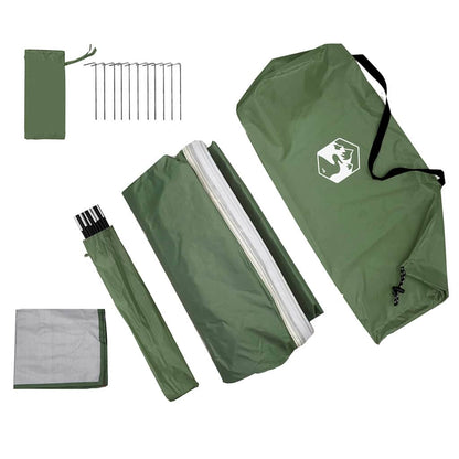 Tailgate Tent -Person 194 x 180 x 210 cm Green Taffeta