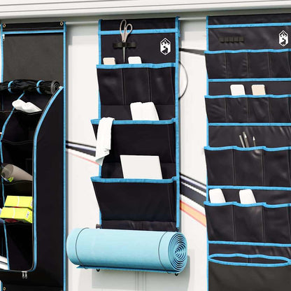 Storage Bag with Storage Black and Blue 91 x 47.5 cm Oxford