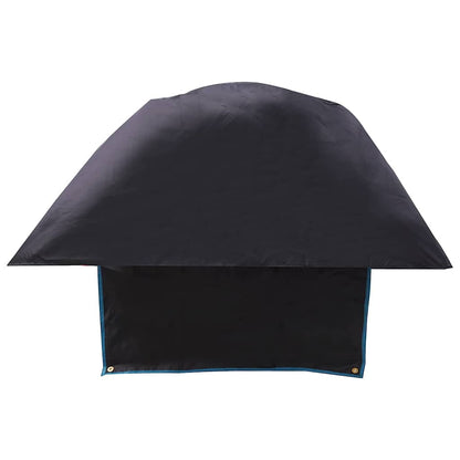 Wheel Cover Black and Blue 108 x 76 cm Oxford