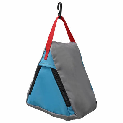 Storage Bag 4 pcs Grey and Blue 24 x 16 x 24 cm Oxford