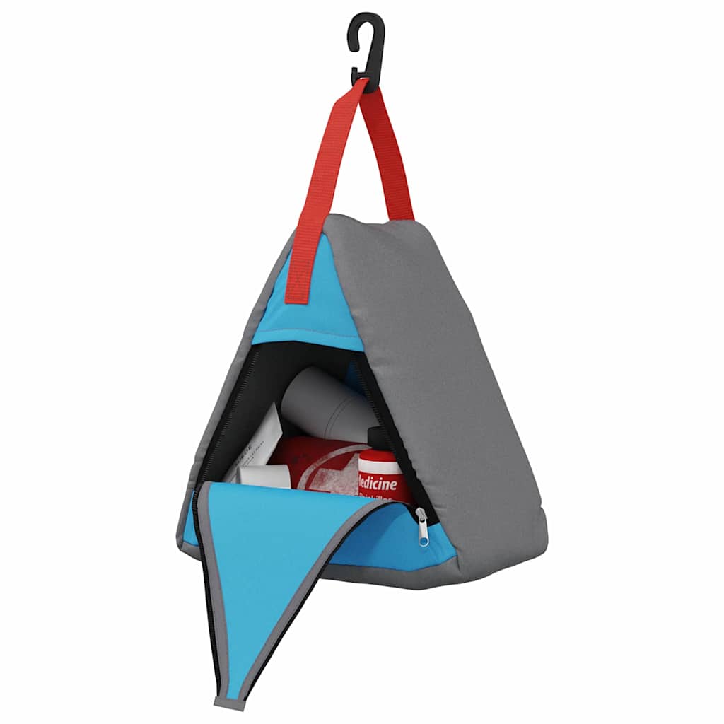 Storage Bag 4 pcs Grey and Blue 24 x 16 x 24 cm Oxford