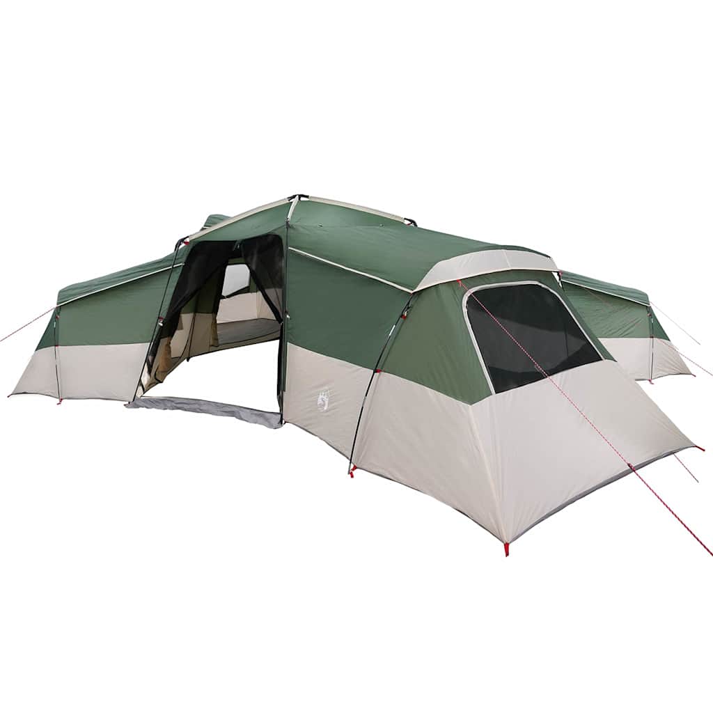 Family Tent with Roof Green 833 x 585 x 216 cm Taffeta