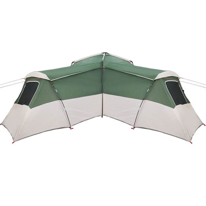 Family Tent with Roof Green 833 x 585 x 216 cm Taffeta