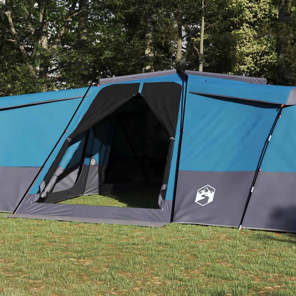 Family Tent with Roof Blue 833 x 585 x 216 cm Taffeta