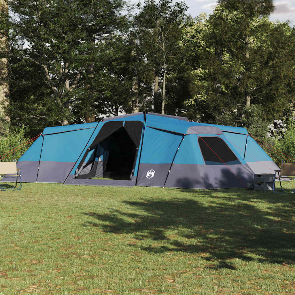 Family Tent with Roof Blue 833 x 585 x 216 cm Taffeta