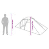 Tent with Roof Other with Air Vent Blue and Black 510 x 240 x 156 cm