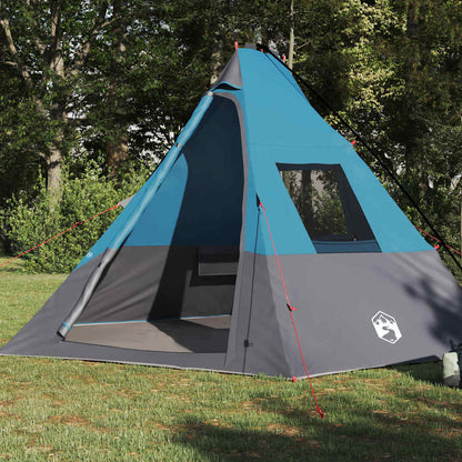 Tipi Tent with Roof Blue 383 x 338 x 217 cm Taffeta