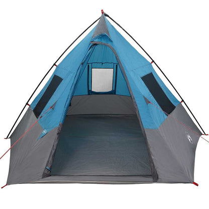 Tipi Tent with Roof Blue 383 x 338 x 217 cm Taffeta