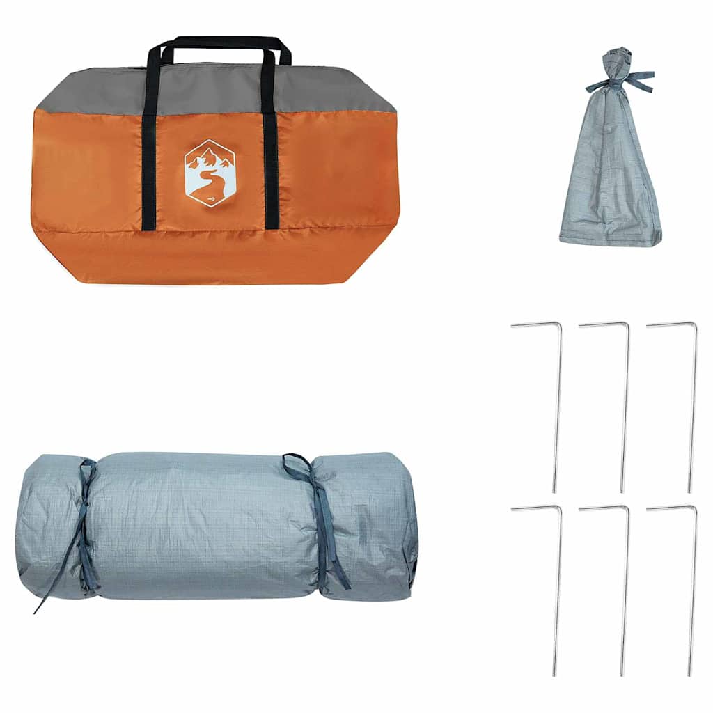 Inner Tent with Roof Grey and Orange 290 x 288 x 234 cm Taffeta