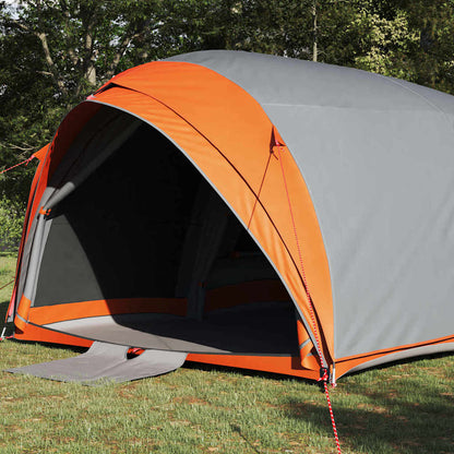 Tunnel tent Grey and Orange 410 x 285 x 198 cm Taffeta