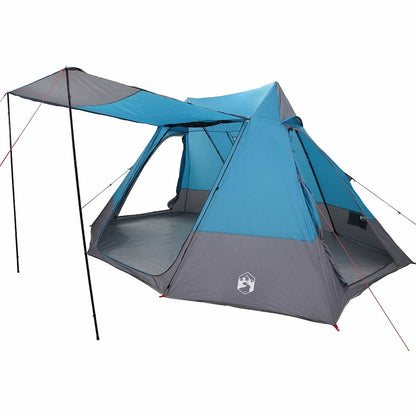 Camping Tent with Roof Blue 482 x 360 x 227 cm Taffeta