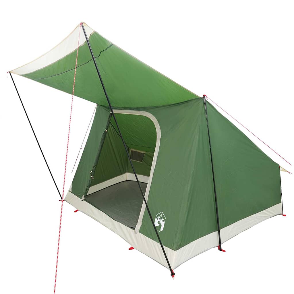 Camping Tent with Roof Green 223 x 163 x 130 cm Taffeta