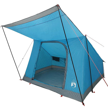 Camping Tent with Roof Blue 223 x 163 x 130 cm Taffeta