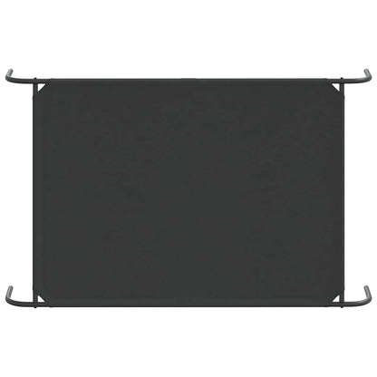 Elevated Dog Bed Black 51.2"x31.5"x7.9" Oxford Fabric and Steel