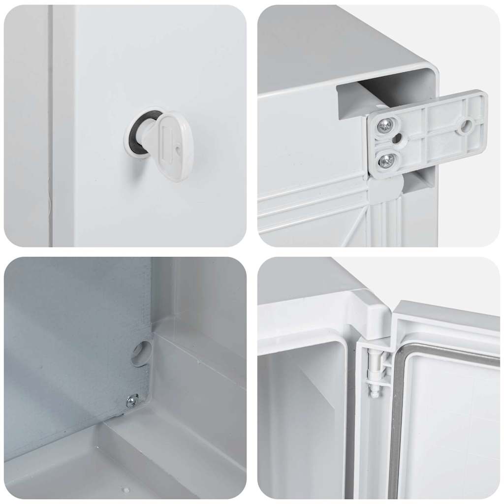 Control Cabinet Grey 32 x 13 x 30 cm ABS Plastic