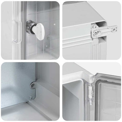 Control Cabinet Grey 25 x 13 x 24 cm ABS Plastic
