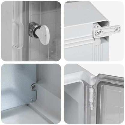 Control Cabinet Grey 28 x 13 x 28 cm ABS Plastic