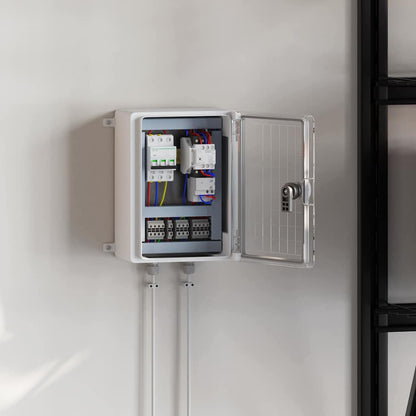 Control Cabinet Grey 28 x 13 x 28 cm ABS Plastic