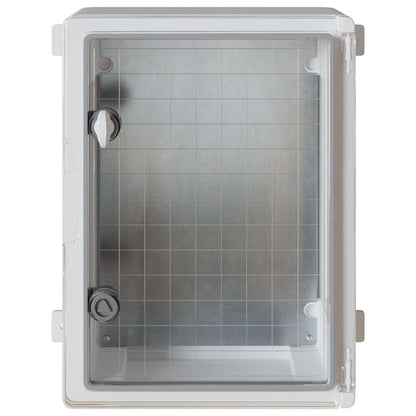 Control Cabinet Grey 37 x 16.5 x 40 cm ABS Plastic