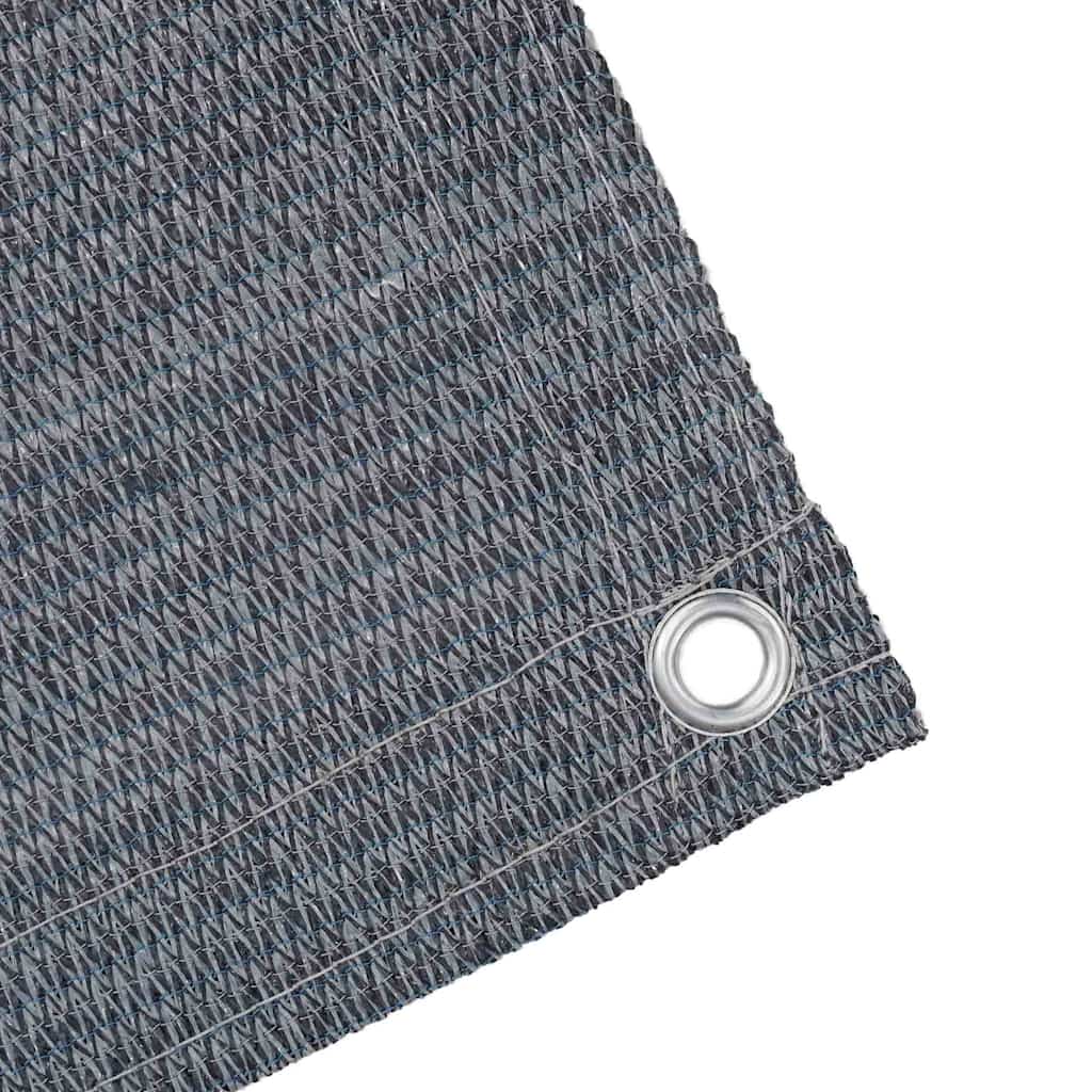 Tent Carpet Folding Blue and Grey 200 x 200 cm Polyethylene
