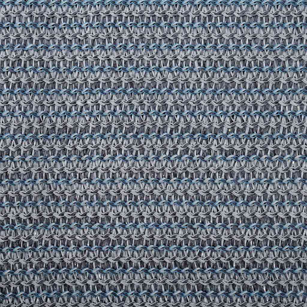 Tent Carpet Folding Blue and Grey 200 x 200 cm Polyethylene