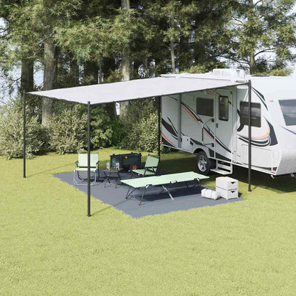 Tent Carpet Folding Blue and Grey 500 x 300 cm Polyethylene