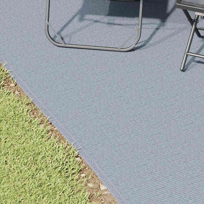 Tent Carpet Folding Blue and Grey 400 x 400 cm Polyethylene