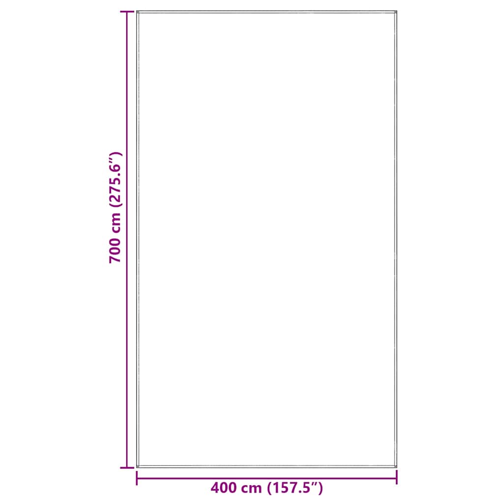 Tent Carpet Folding Blue and Grey 700 x 400 cm Polyethylene