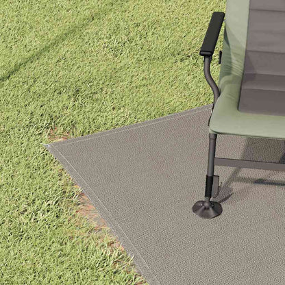 Tent Carpet Folding Manual Light Grey 400 x 250 cm Polyethylene