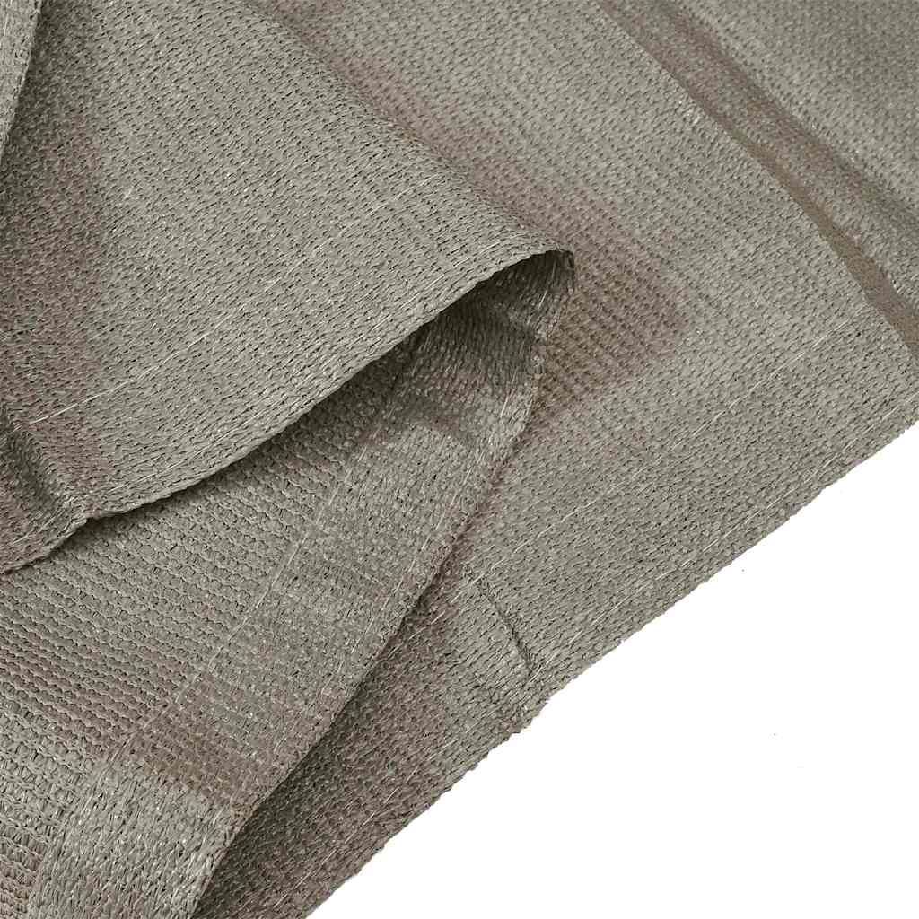 Tent Carpet Folding Manual Light Grey 500 x 250 cm Polyethylene
