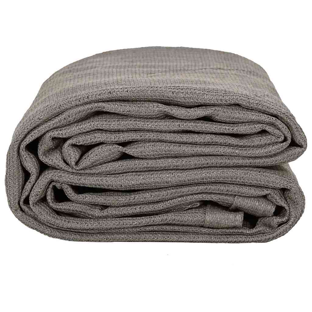 Tent Carpet Folding Manual Light Grey 600 x 400 cm Polyethylene