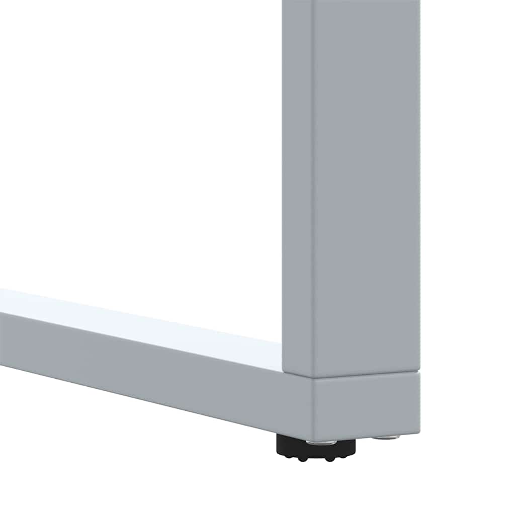 Garden Table Grey 200 x 90 x 75 cm Solid Acacia Wood