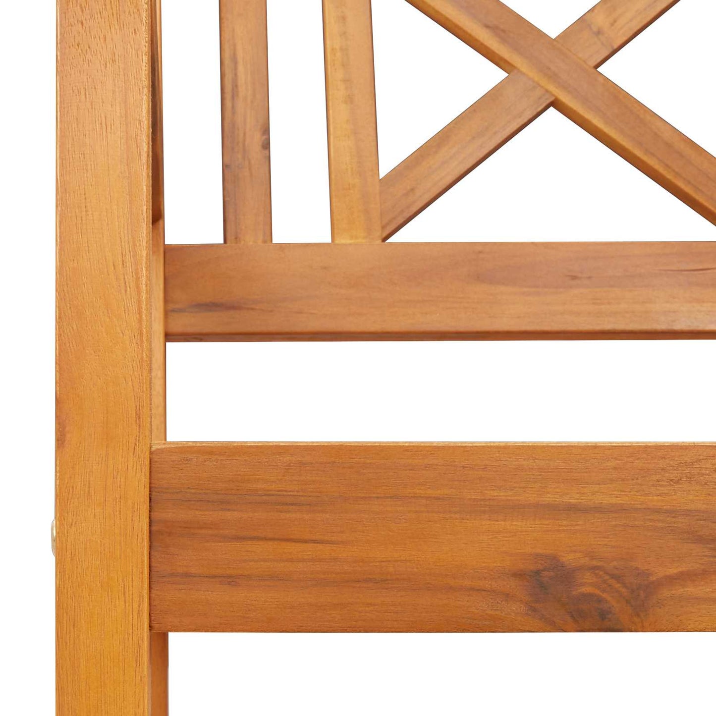 Outdoor Bench Natural 110 x 56 x 90 cm Solid Acacia Wood