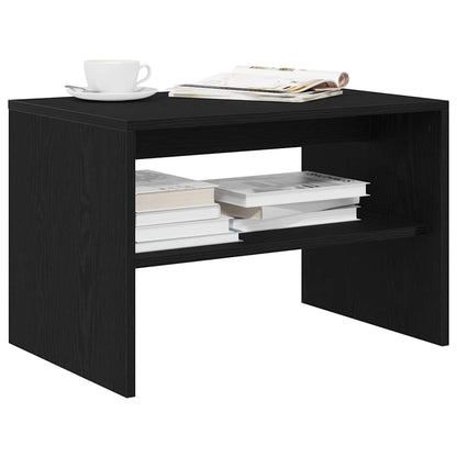 TV Cabinet Black Oak 60x40x40 cm Engineered Wood