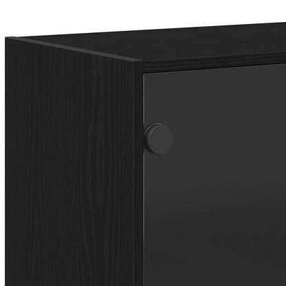Sideboard Black Oak 100 x 37 x 75.5 cm
