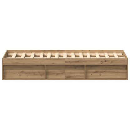 Bed Frame without Mattress Artisan Oak 150x200 cm Engineered Wood
