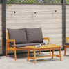 2-Piece Bistro Set with Cushions - Made of Solid Acacia Wood